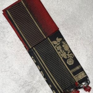 MAHESHWARI WITH CHECKS BORDER RQ655