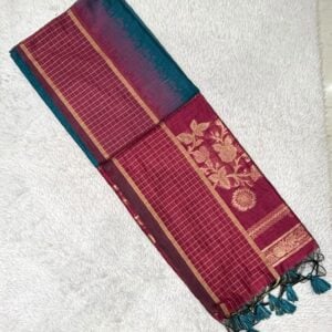 MAHESHWARI WITH CHECKS BORDER RQ655
