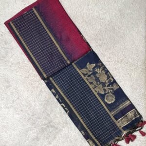 MAHESHWARI WITH CHECKS BORDER RQ655