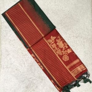 MAHESHWARI WITH CHECKS BORDER RQ655