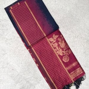 MAHESHWARI WITH CHECKS BORDER RQ655