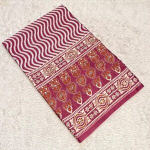 AJRAK PRINT SAREE VH63