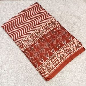 AJRAK PRINT SAREE VH63