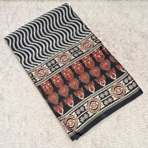 AJRAK PRINT SAREE VH63