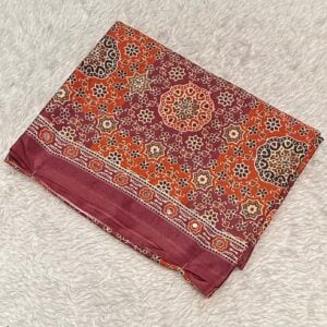 AJRAK PRINT SAREE VD01
