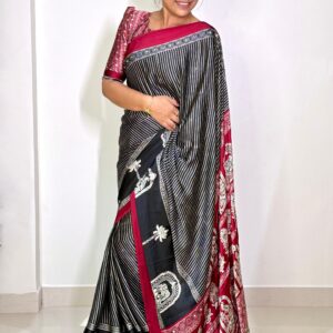 FAMOUS TRENDING SAREE AS713 - Image 6