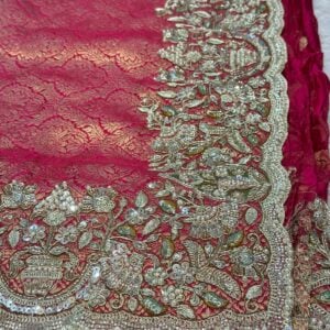 BRIDAL DESIGNER BANARASI KATHPADAR BN20 - Image 2