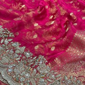 BRIDAL DESIGNER BANARASI KATHPADAR BN20 - Image 4