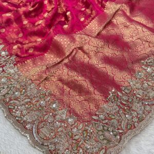 BRIDAL DESIGNER BANARASI KATHPADAR BN20 - Image 3