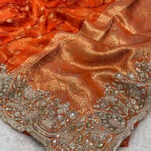 BRIDAL DESIGNER BANARASI KATHPADAR BN20 - Image 3