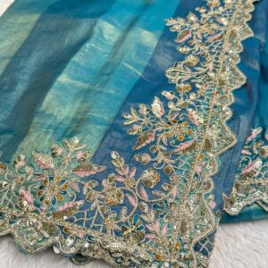 BRIDAL DESIGNER SAREE BH88 - Image 3