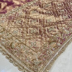 BRIDAL COLLECTION DESIGNER SAREE AS137 - Image 4