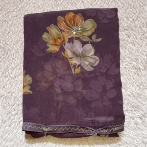 PRINTED SAREE SB14