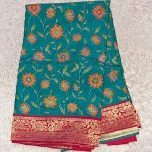 PREMIUM PAKSHMINA SILK SAREE FD96