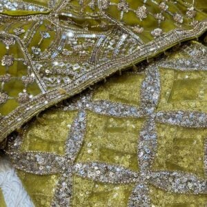 BRIDAL DESIGNER PARTY WEAR SAREE HP25 - Image 5